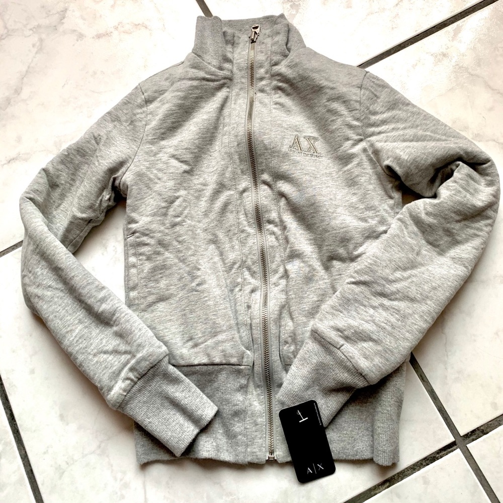 Armani Exchange’s jacket women zip up REVERSIBLE